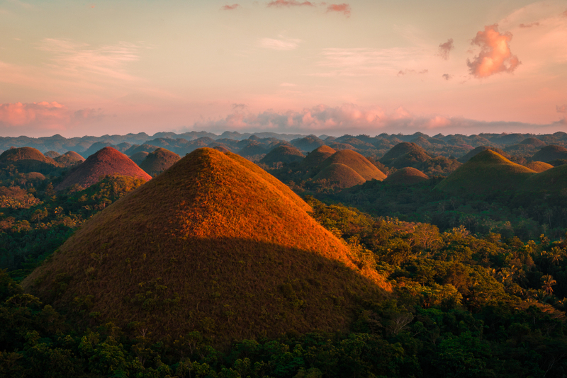 Chocolate Hills in Bohol Island, Philippines | Thijs Peters/Shutterstock