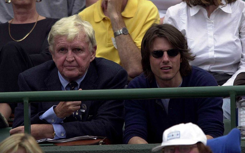Tom Cruise and Mark McCormack | Getty Images Photo by Clive Brunskill/ALLSPORT