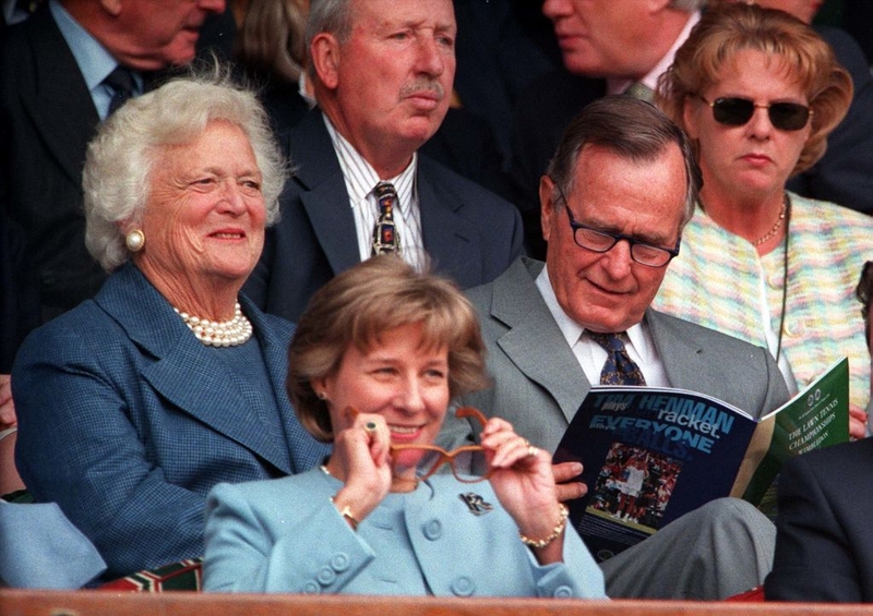 George H.W. Bush and His Wife, Barbara Bush | Getty Images Photo by Adam Butler - PA Images