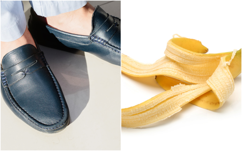 Using a Banana Peel to Polish Your Shoes | Claudia K & JIANG HONGYAN/Shutterstock